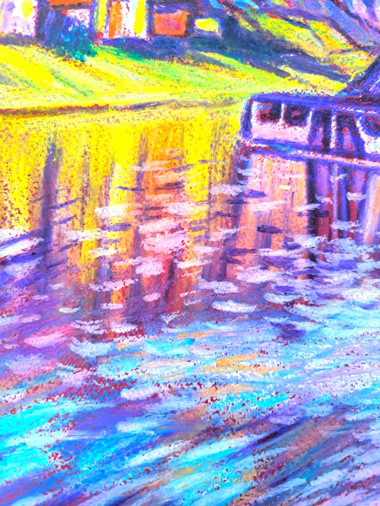 Original Impressionism Landscape Painting by Olga Bragina