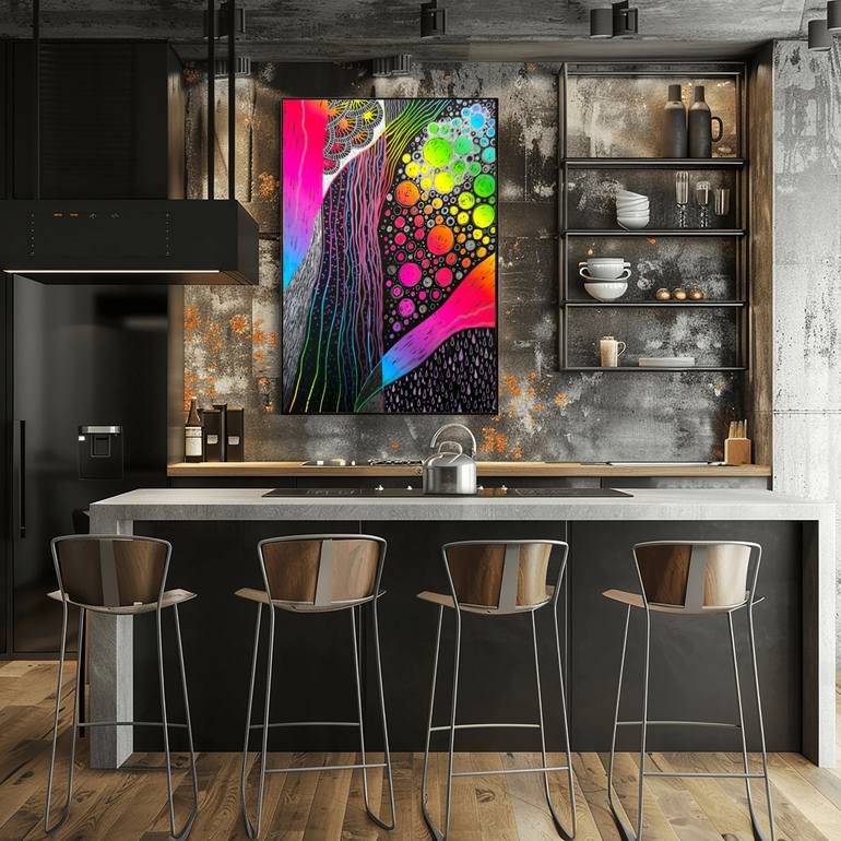 Original Abstract Drawing by Olga Bragina