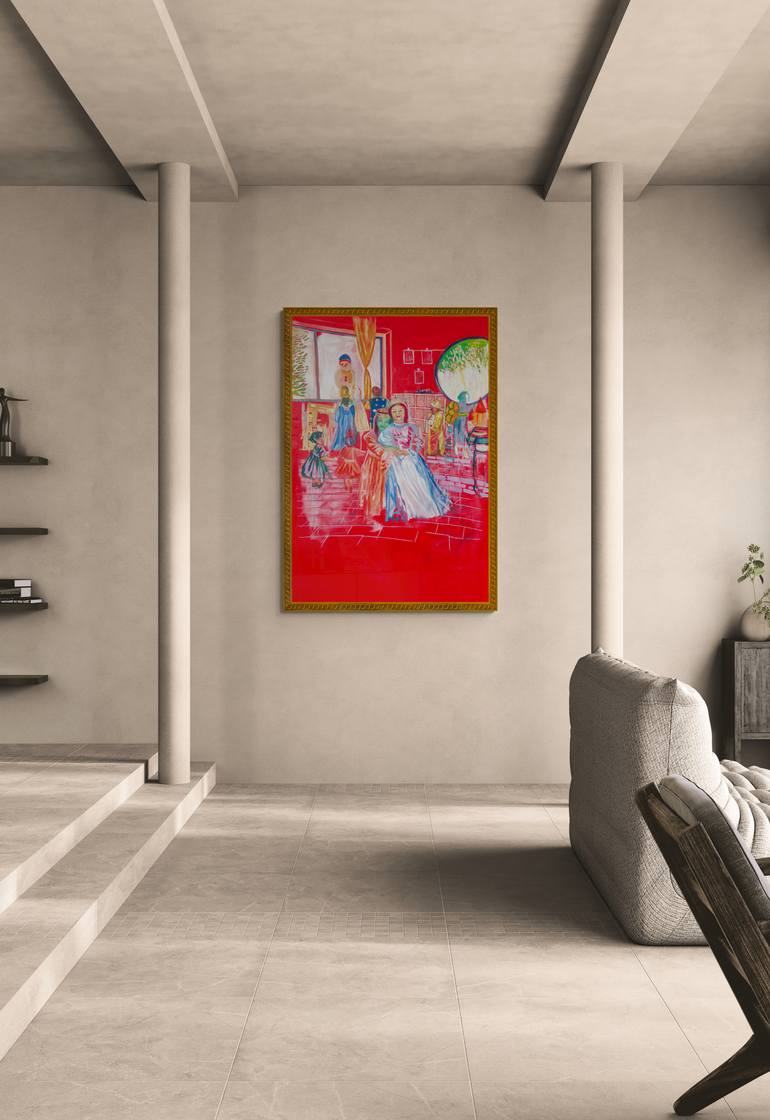 Original Figurative People Painting by Marina Cotugno