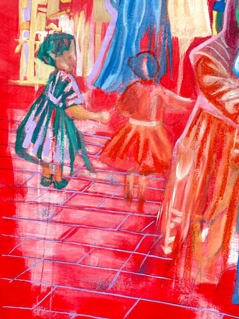 Original Figurative People Painting by Marina Cotugno