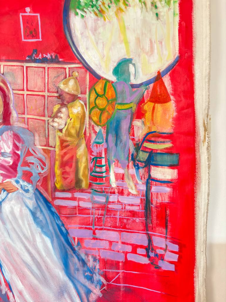 Original Figurative People Painting by Marina Cotugno