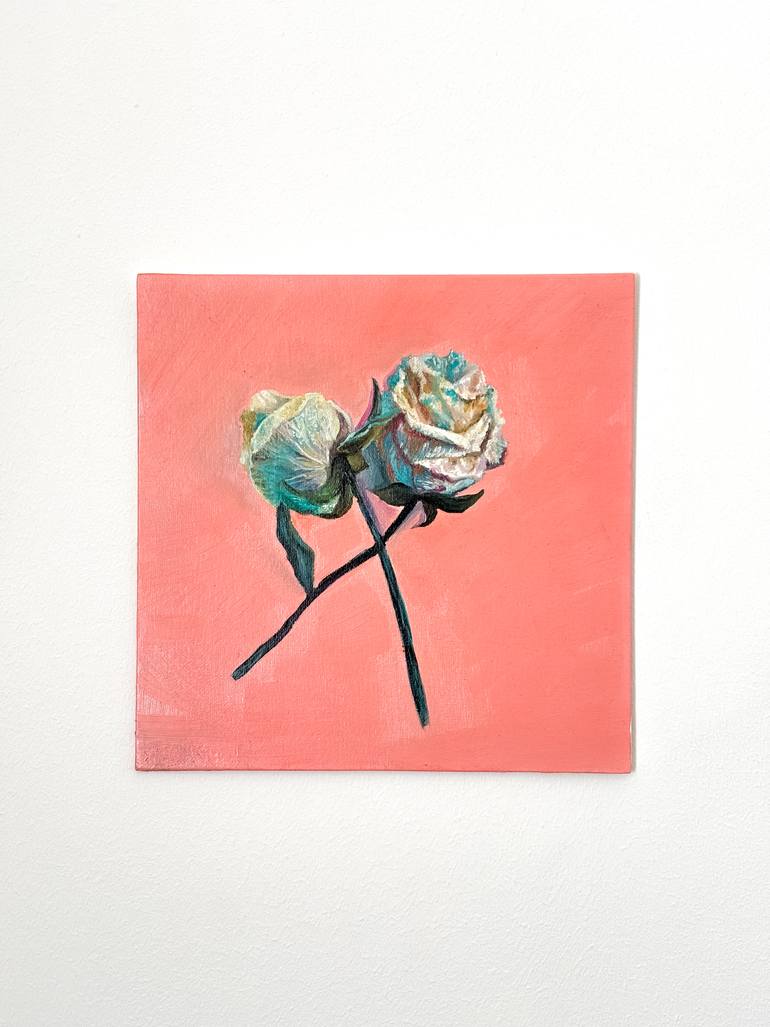 Original Figurative Floral Painting by Marina Cotugno