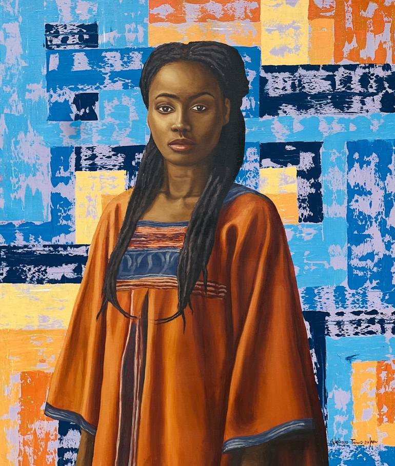 Print of Abstract Women Paintings by Adebayo Taiwo
