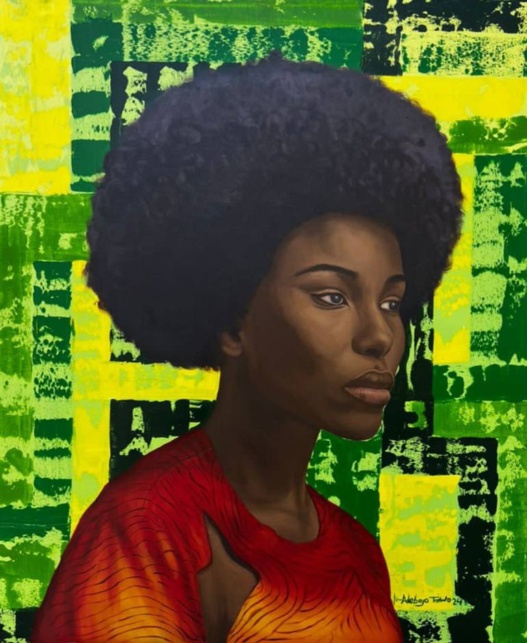 Original Figurative Women Paintings by Adebayo Taiwo