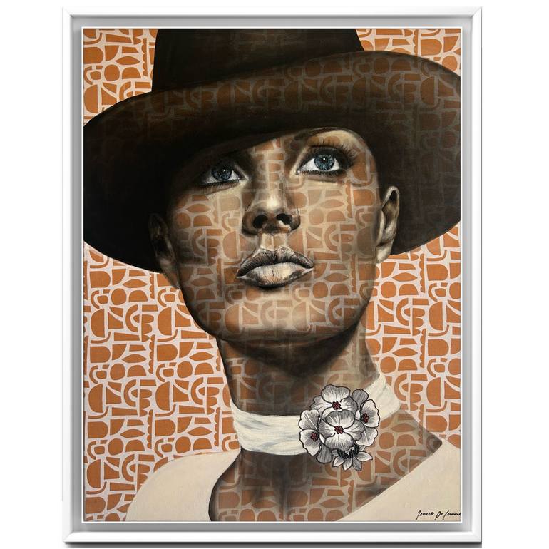 Original Expressionism People Paintings by Jeanette De Coninck
