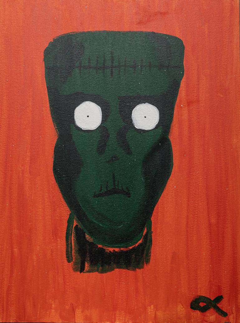 Original Abstract People Paintings by Konrad Janicki