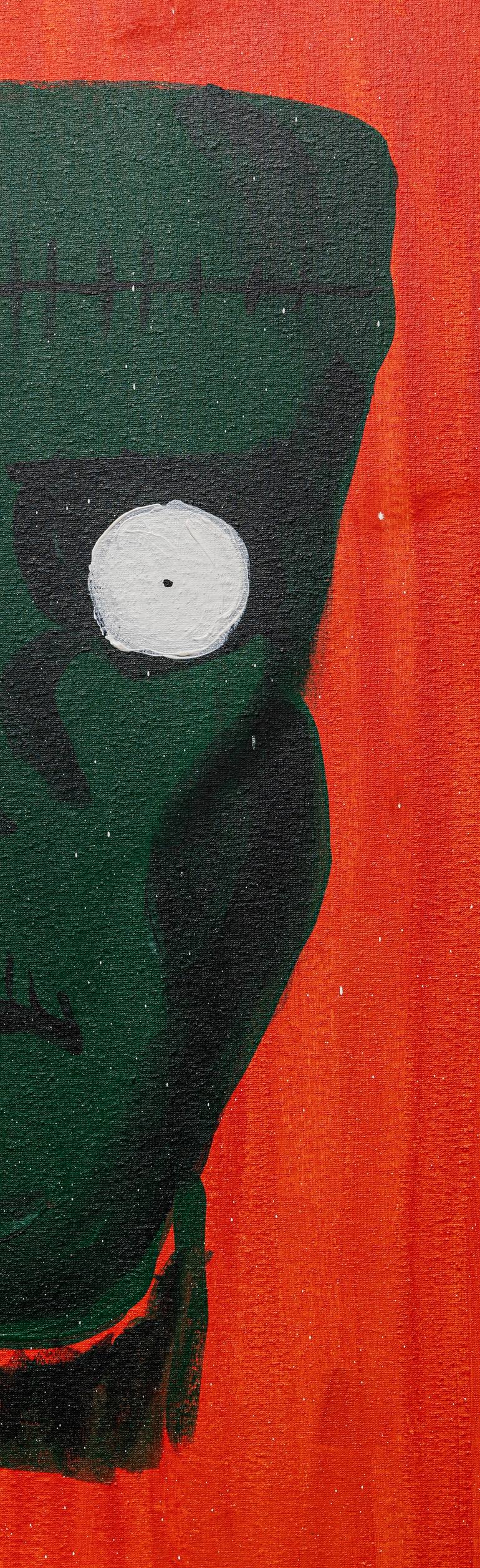 Original Abstract People Painting by Konrad Janicki