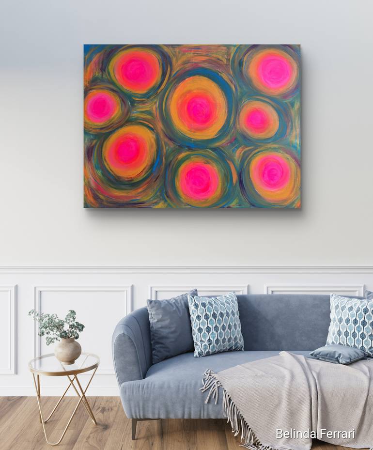 Original Abstract Expressionism Abstract Painting by Belinda Ferrari