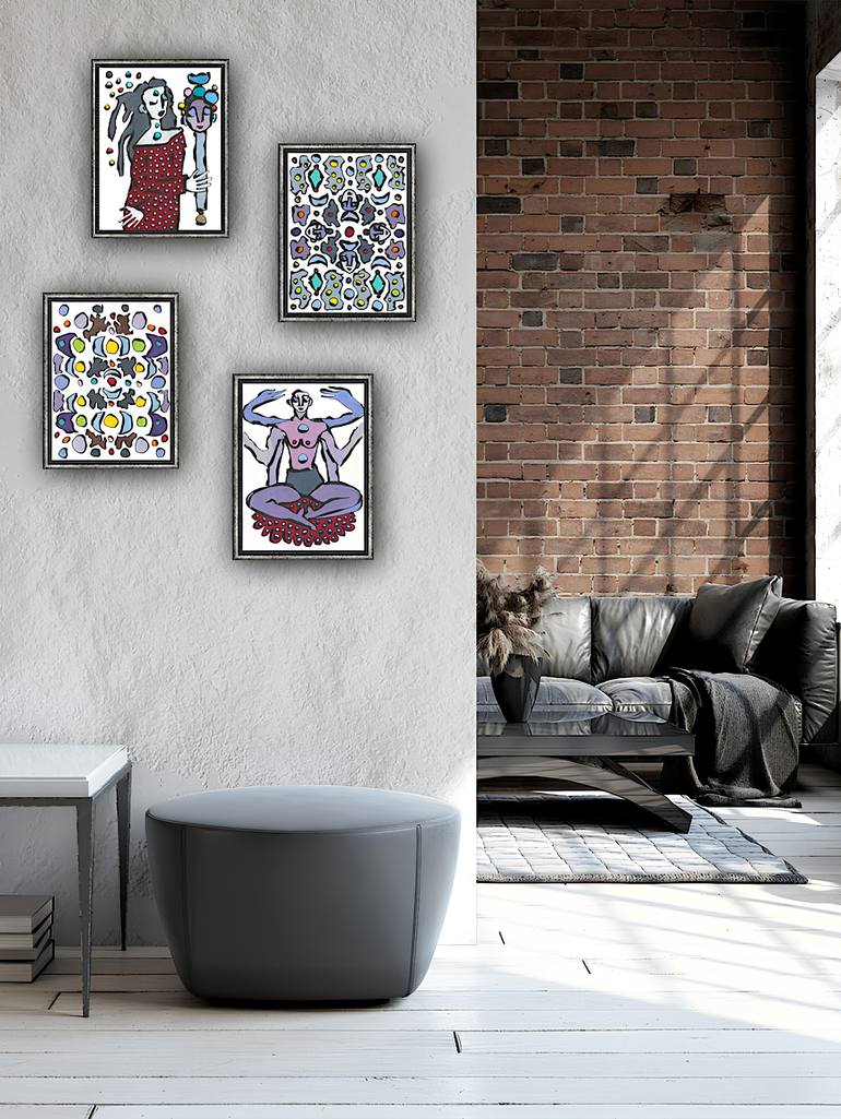 Original Contemporary Women Drawing by Sofi Ginger