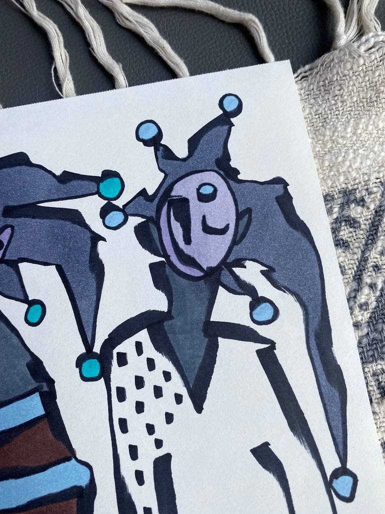 Original Abstract People Drawing by Sofi Ginger