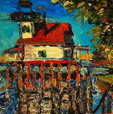 Original Abstract Architecture Paintings by Darren Young