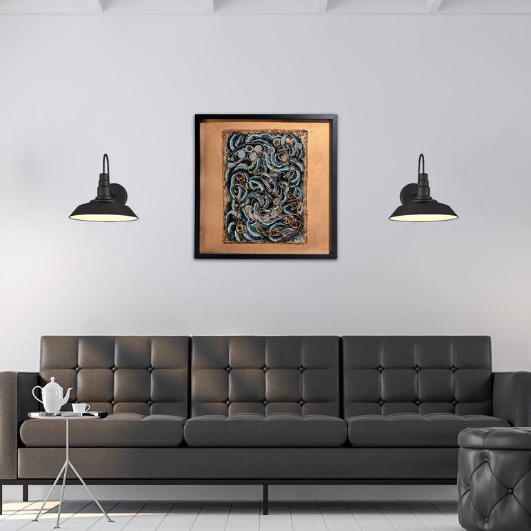 Original Abstract Mixed Media by Kathryn Hunter