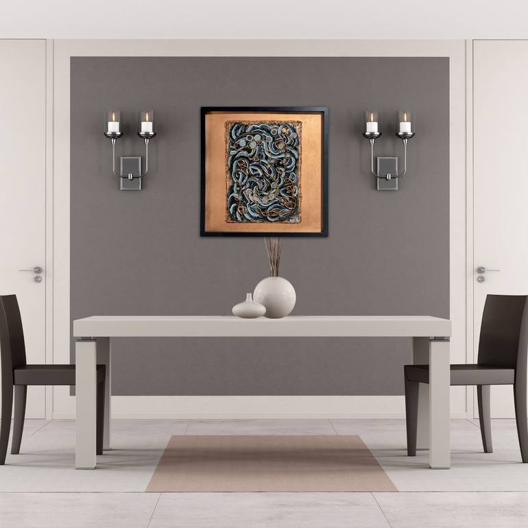 Original Abstract Mixed Media by Kathryn Hunter