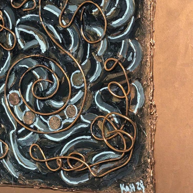 Original Abstract Mixed Media by Kathryn Hunter