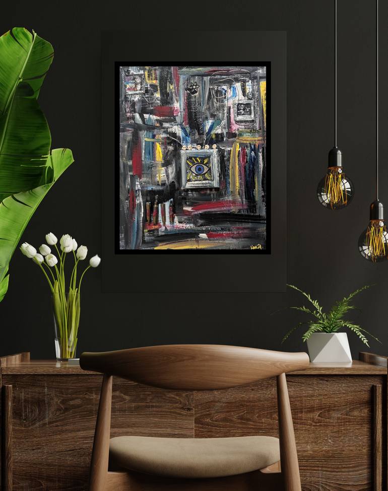 Original Contemporary Abstract Mixed Media by Kathryn Hunter