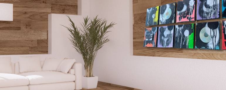 Original Street Art Music Mixed Media by Kathryn Hunter