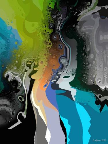 Original Abstract Digital by Antonio Gomez