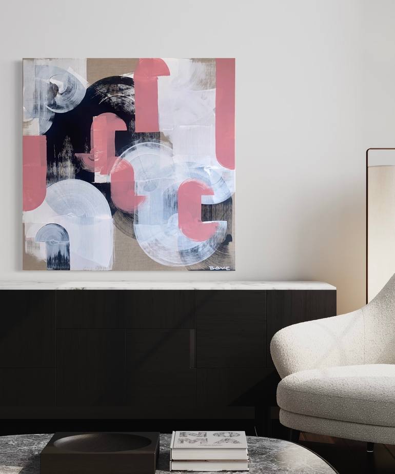 Original Abstract Expressionism Abstract Painting by Michael Bove