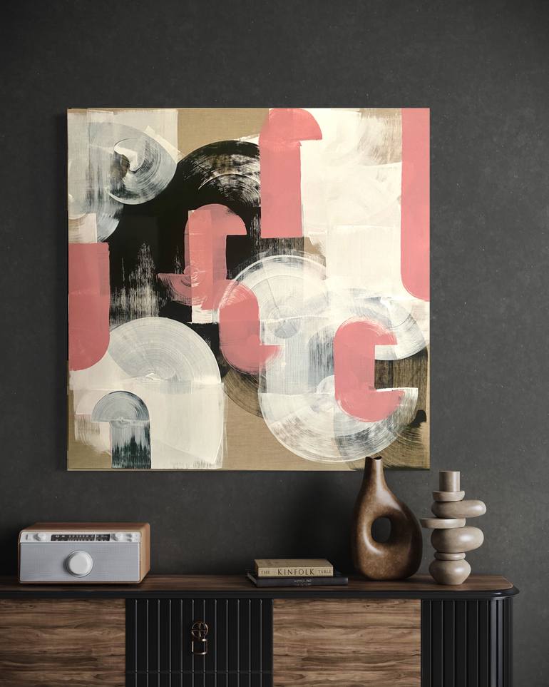 Original Abstract Expressionism Abstract Painting by Michael Bove