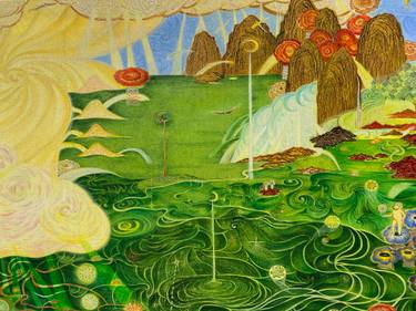 Original Abstract Health & Beauty Paintings by Tingting Du