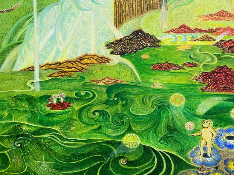 Original Abstract Health & Beauty Painting by Tingting Du