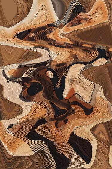 Original Abstract Expressionism Abstract Digital by Dan  Yu Chang