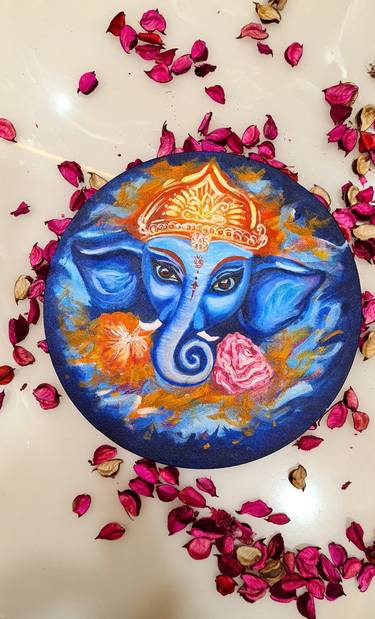 Original Abstract Expressionism Classical Mythology Paintings by Somya Jain