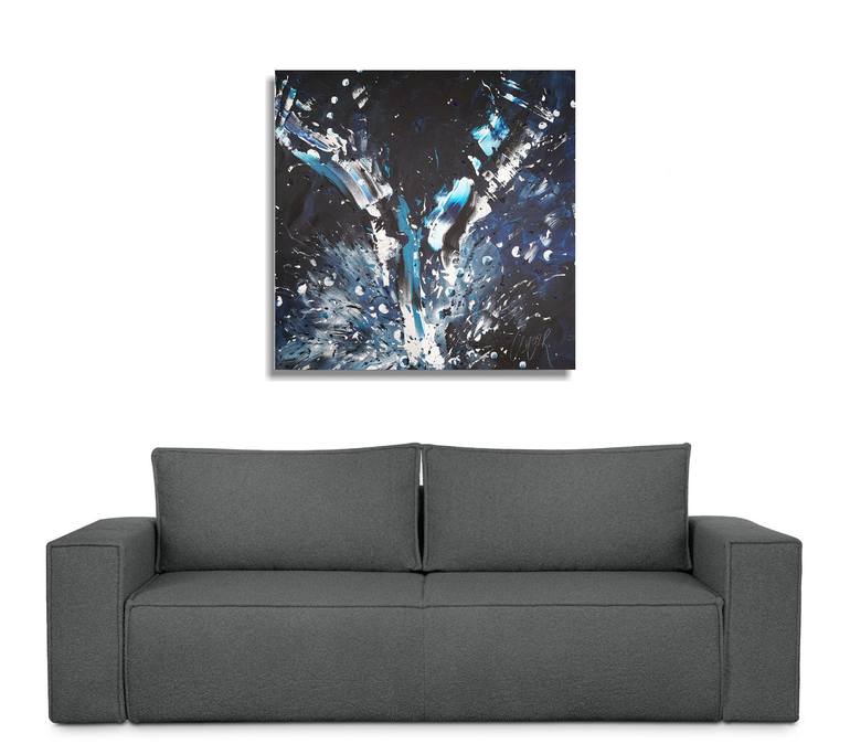 Original Abstract Painting by Dominique Lenoir