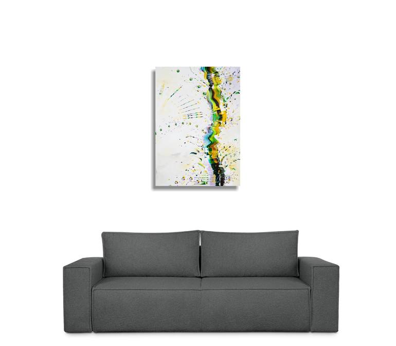 Original Abstract Painting by Dominique Lenoir