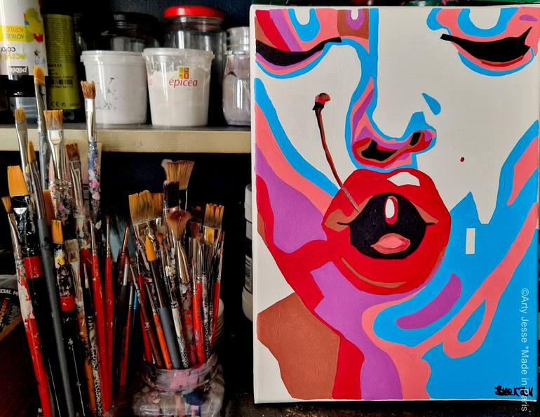 Original Contemporary Women Painting by Arty Jesse