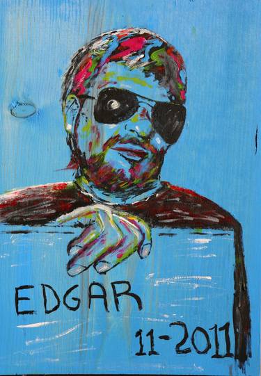 Original Pop Art People Paintings by Edgar Garcia