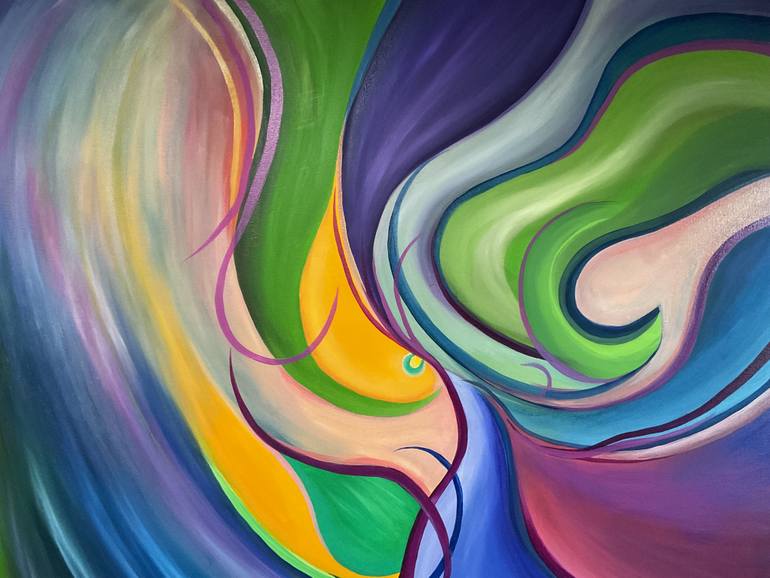 Original Abstract Painting by Ciara Dempsey