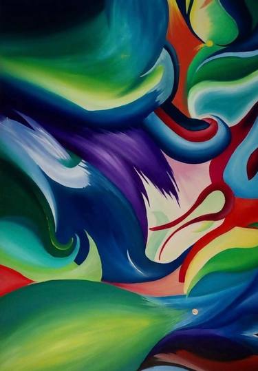 Original Abstract Expressionism Abstract Painting by Ciara Dempsey