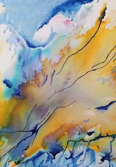 Original Abstract Animal Painting by Ciara Dempsey