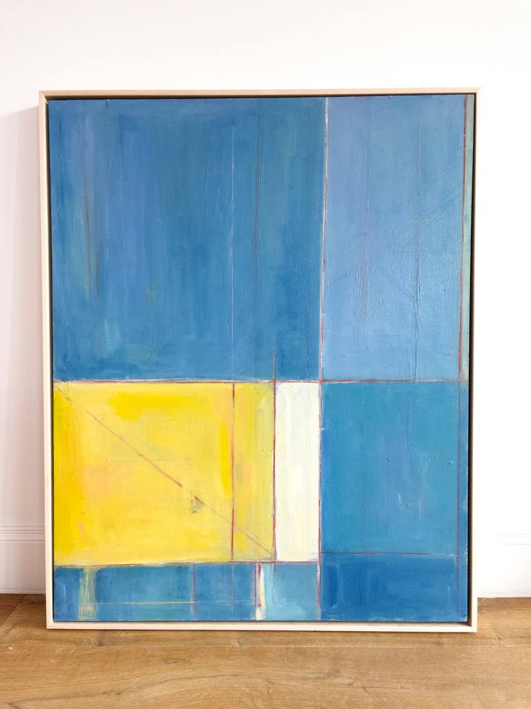 Original Abstract Expressionism Abstract Painting by Natalia Zabala