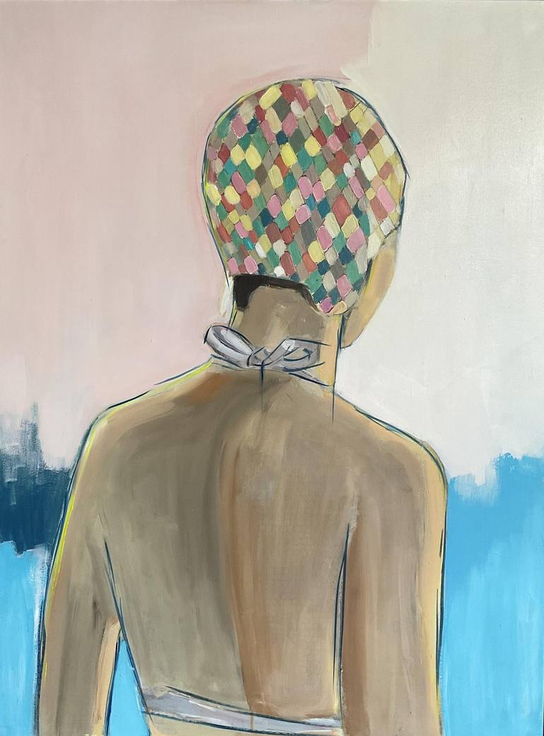 Original Figurative Women Paintings by Natalia Zabala
