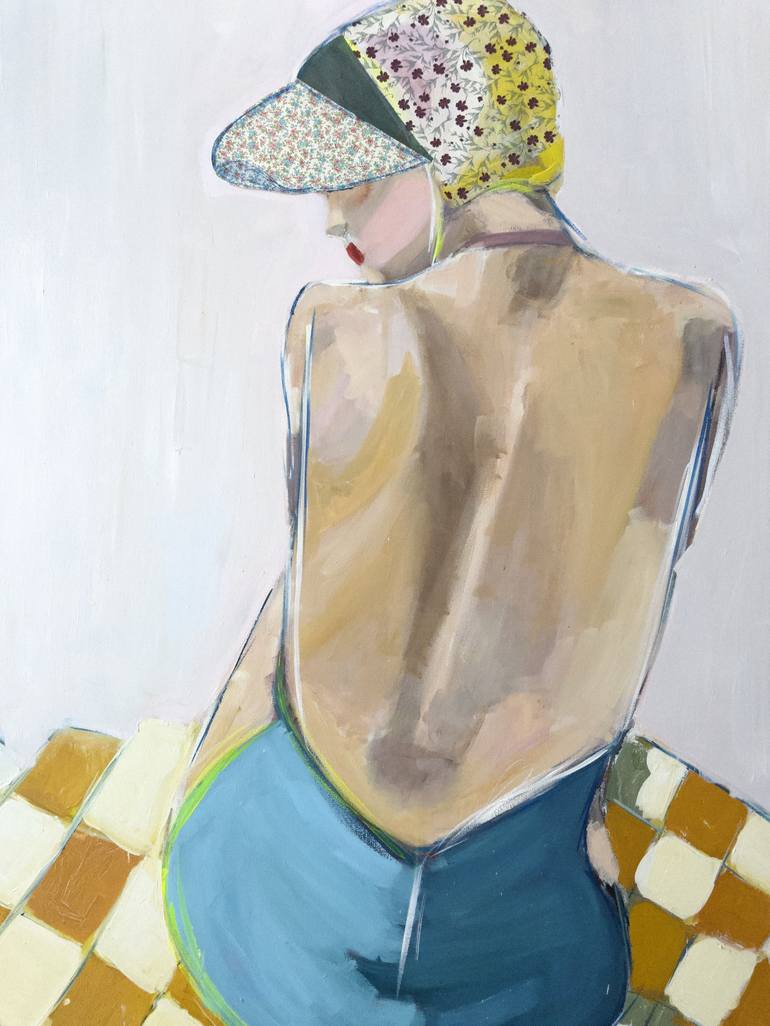 Original Figurative Women Paintings by Natalia Zabala