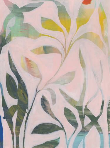 Original Abstract Floral Paintings by Maija Kellner-Rode