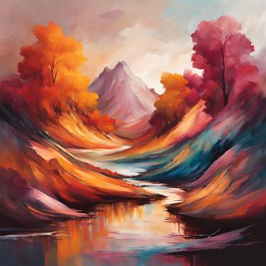 Original Artificial Intelligence Abstract Digital by Susmi Tha