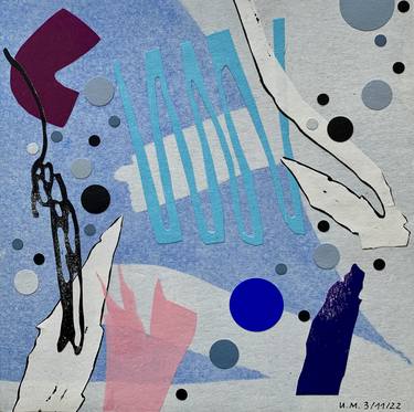 Original Contemporary Abstract Mixed Media by Ulrike Mangel