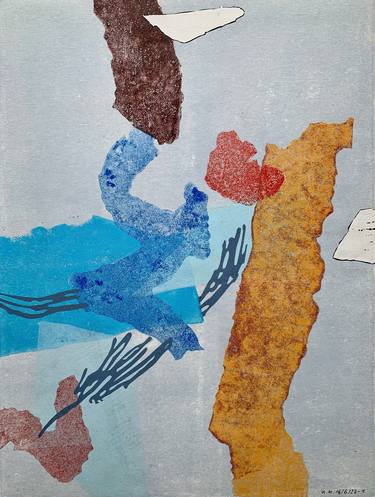 Original Contemporary Abstract Mixed Media by Ulrike Mangel