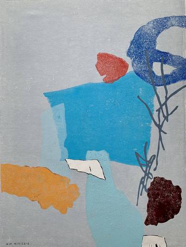 Original Contemporary Abstract Mixed Media by Ulrike Mangel