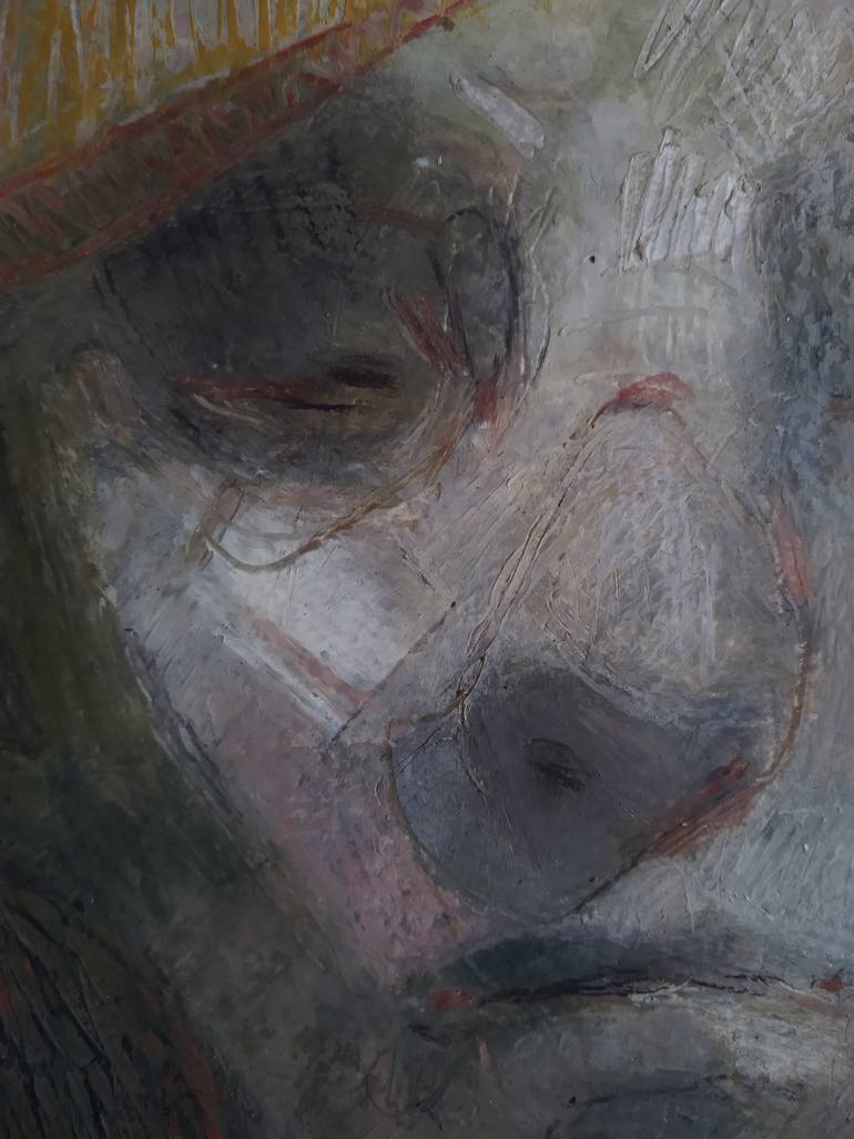 Original Abstract Women Mixed Media by Linda Aquaro
