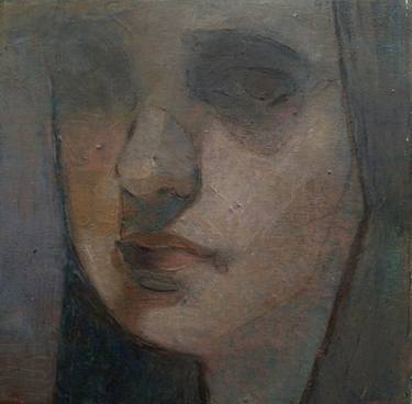 Original Expressionism Women Painting by Linda Aquaro