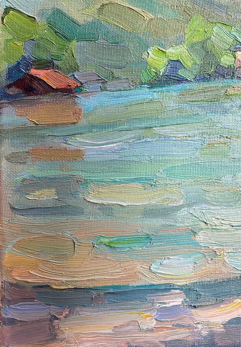 Original Impressionism Landscape Painting by Mariia Vinnichuk