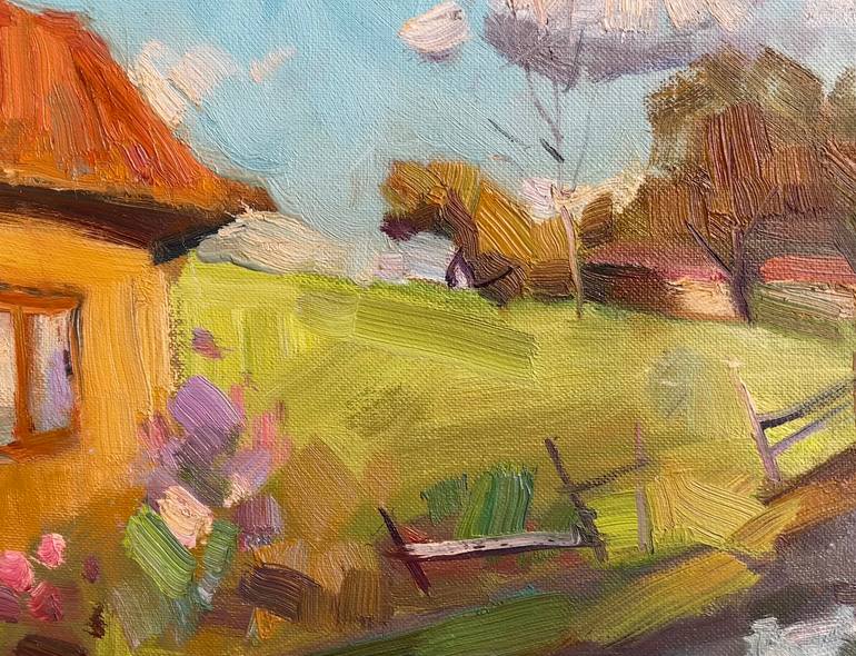 Original Impressionism Landscape Painting by Mariia Vinnichuk