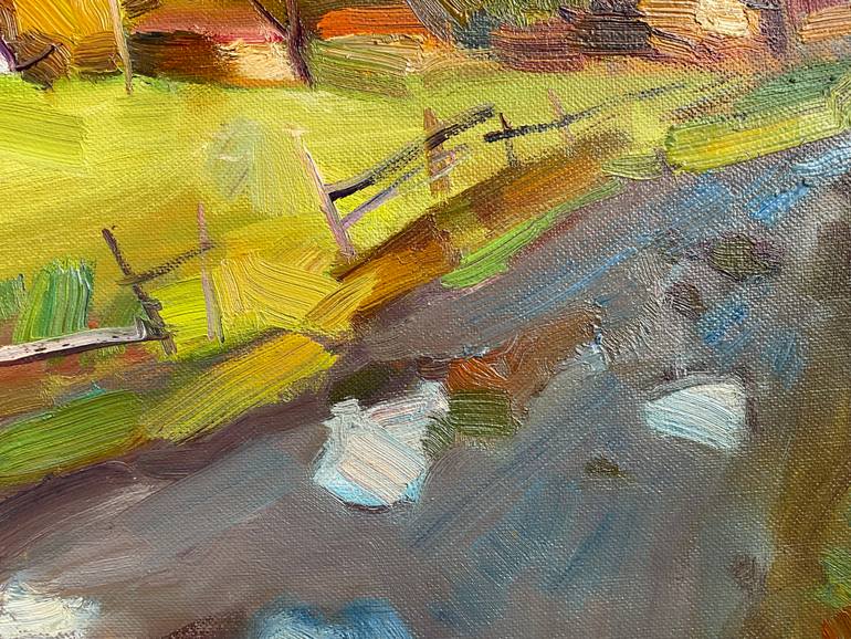 Original Impressionism Landscape Painting by Mariia Vinnichuk