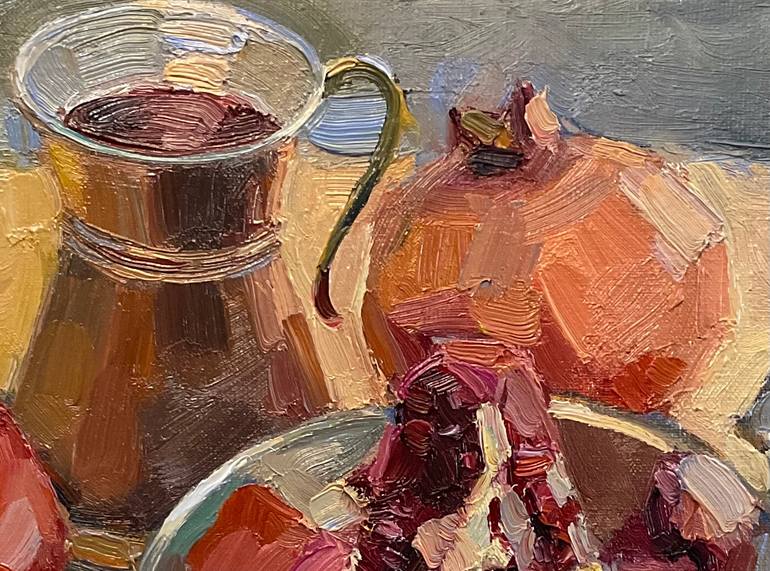 Original Expressionism Food & Drink Painting by Mariia Vinnichuk