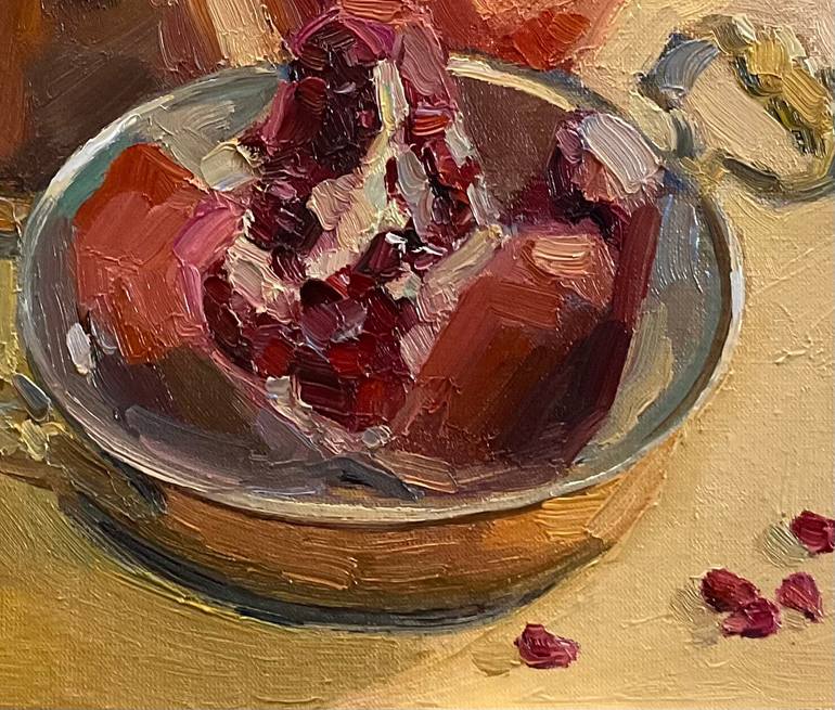 Original Expressionism Food & Drink Painting by Mariia Vinnichuk