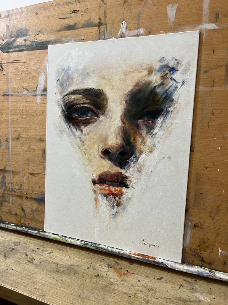 Original Figurative People Painting by Kresimir Kargacin